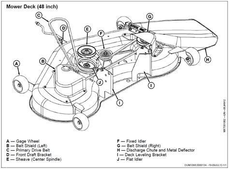 John Deere 48 Inch Mower Deck Belt Routing - Diagram Niche Ideas