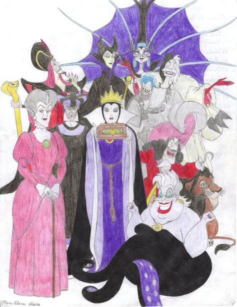 Disney Villains Drawing at GetDrawings | Free download