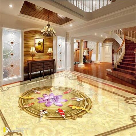 25 Lovely 3D Epoxy Floor For Spectacular Living Room | Engineering Discoveries