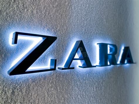 The Logo Of The Zara Company Which Sells Clothing For Men, Women And Children. This Retail Shop ...