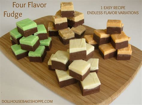 Simple 4 Flavor Fudge (1 easy recipe, endless flavor variations) - The Lindsay Ann