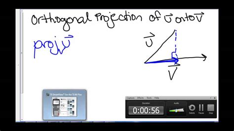 What is an Orthogonal Projection? - YouTube