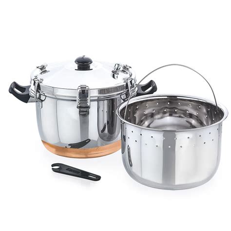 Stainless Steel Rice Cooker, चावल पकाने वाला कुकर in George Town, Chennai , J. K. Stainless | ID ...