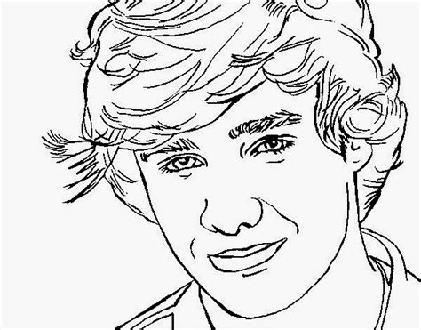 niall horan colouring pages - Clip Art Library