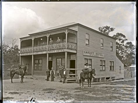 Cardiff Hotel, Cardiff, NSW, [1892] | Cardiff hotel, Australian road ...