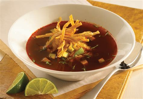 Rick Bayless | Rustic Tortilla Soup with Chicken and Avocado