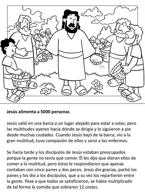 La vida de Jesús para niños - Libro para colorear | Milagros de jesús ...