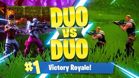 MY BEST DUO GAME EVER!!! Fortnite: Battle Royale Duo vs Duo Challenge - YouTube