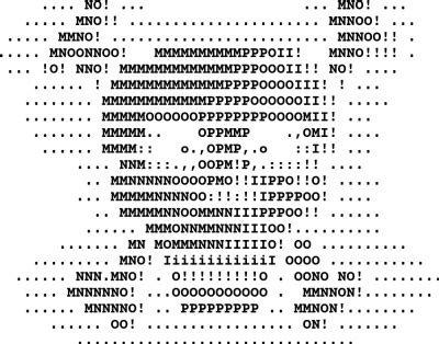 Skull ascii art