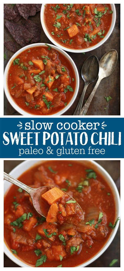 Slow Cooker Sweet Potato Chili - One Lovely Life