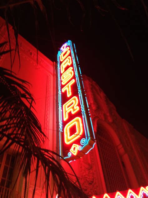 Castro Theatre SF, Jan 2015 - photo by David Galbraith Theatre, David, Neon Signs, Photo ...