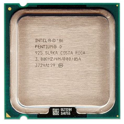 Intel Pentium D Processor 925 (4M Cache, 3.00 GHz, 800 MHz FSB)