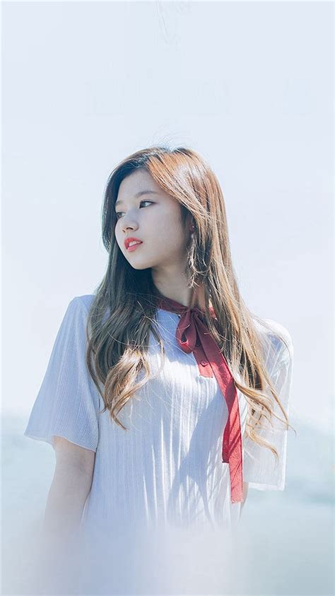 Twice Sana Girl Cute Kpop iPhone 8 Wallpapers Free Download