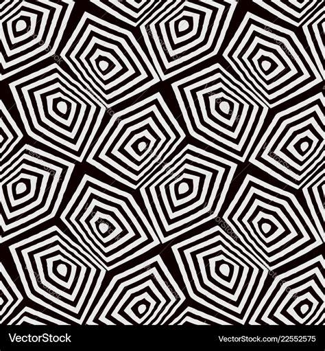 Black and white geometric pattern Royalty Free Vector Image