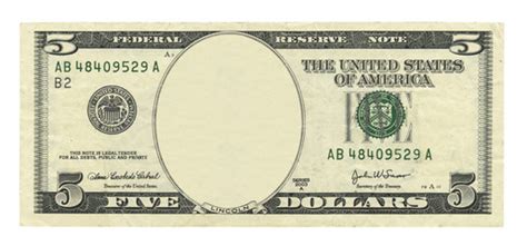 5 Dollar Bill Vector at Vectorified.com | Collection of 5 Dollar Bill ...