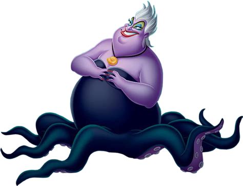 Little Mermaid Ursula Transparent Background Transparent Cartoon ...