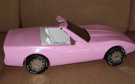 Pink Corvette Vintage Toy Car Barbie Doll Size American | Etsy