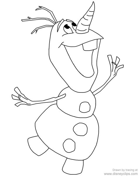 Free Printable Olaf Coloring Pages