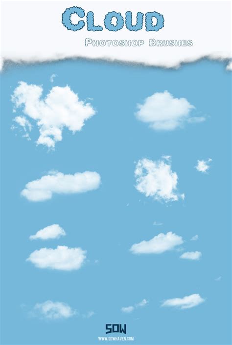 8 Free Photoshop Cloud Brushes by sdwhaven on DeviantArt