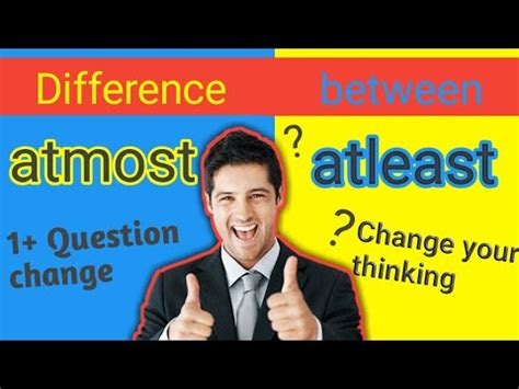 Difference between at least and at most - YouTube