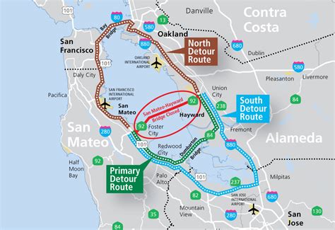 San Mateo - Hayward Bridge Detour - Bypass