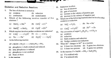 Redox Reactions