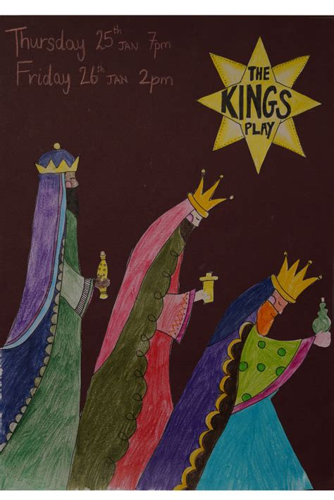 Three Kings Poster by Amiya - Edinburgh Steiner School