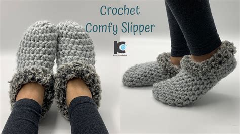 Simple Crochet Slippers Crochet Pattern Crochet Slippers ...