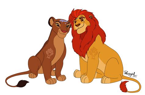 Kion and Rani by tobizgirl on DeviantArt