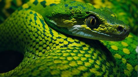 Green Tree Python : Snake Species Information - Snake types