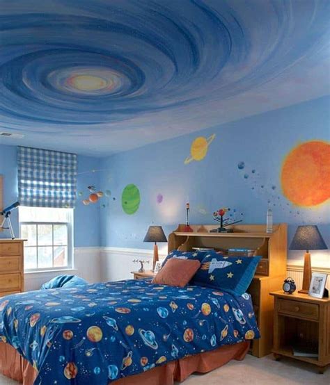 50+ Space Themed Bedroom Ideas for Kids and Adults