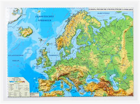 Political And Physical Map Of Europe_ | United States Map - Europe Map