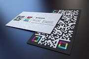 QR Code Business Card | Business Card Templates ~ Creative Market