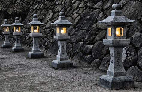 Japanese Lanterns Photograph by Vaidas Bucys