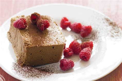 Chocolate semifreddo with fresh raspberries | Recipe | Semifreddo ...