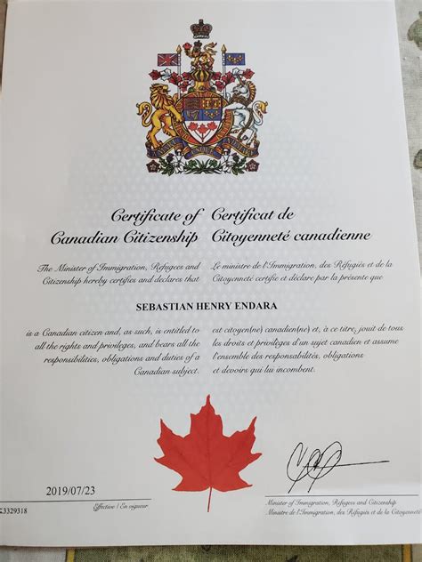 Curious wording on citizenship certificate: What is a "Canadian subject"? | Canada Immigration Forum