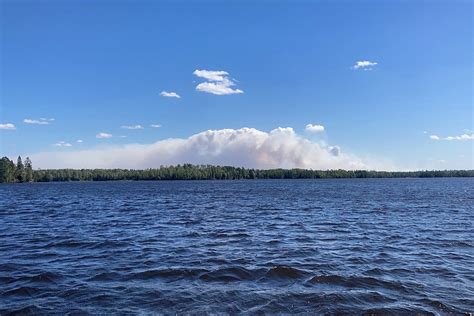 Greenwood Fire Develops Fire-Created Lightning, Pyrocumulus Cloud