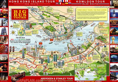 Amazing Big Island Tourist Attractions Map Package