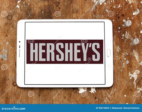 Hershey`s chocolate logo editorial stock image. Image of milka - 90674869