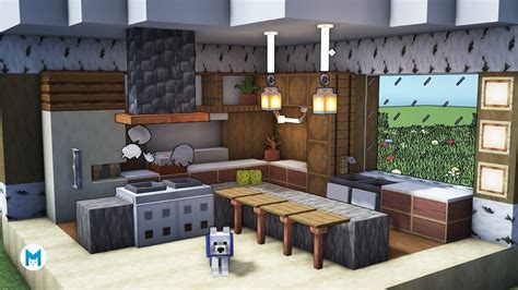 ⚒️ Minecraft: How to Build a Modern Wooden Kitchen [TUTORIAL] - YouTube