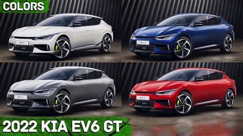 2022 Kia EV6 and Kia EV6 GT - Choose your favorite color - YouTube