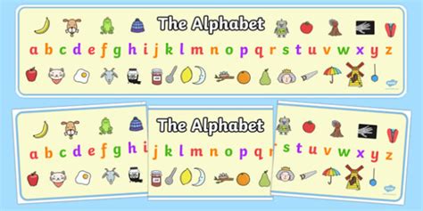 Alphabet Display Banner (teacher made)