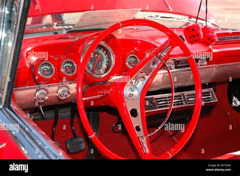 Interior of 1960 Impala Chevrolet Stock Photo - Alamy