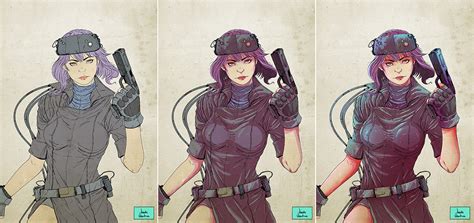 Ghost in the Shell - Motoko Kusanagi - Fan Art on Behance