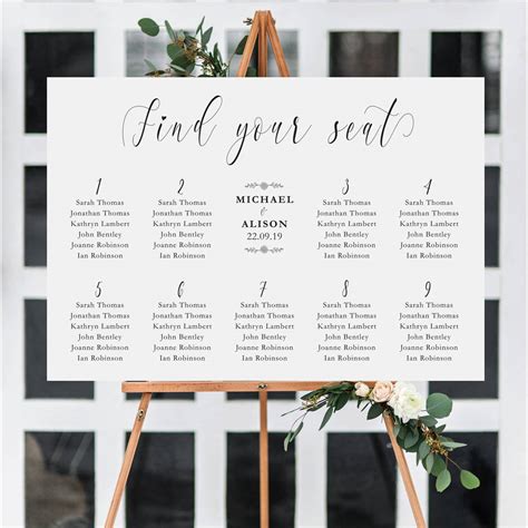 Wedding Seating Plan By leonora hammond