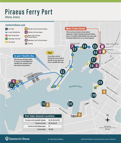 Piraeus Ferry Port - Terminal, Map, Routes, Hotels