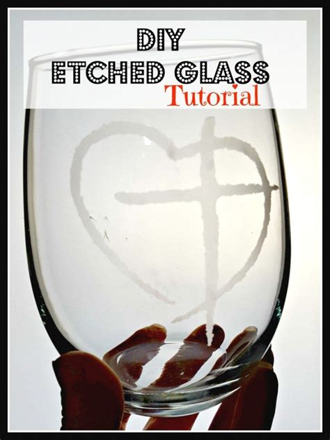 DIY Etched Glass Easy Step by Step Tutorial! | Glass etching, Etching diy, Glass etching diy