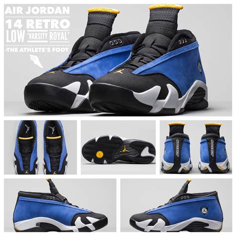 Air Jordan 14 Retro Low Varsity Royal - The Athlete's Foot North Carolina