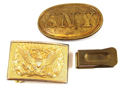 Lot Detail - REPRODUCTION CIVIL WAR BELT BUCKLES - LOT OF 2