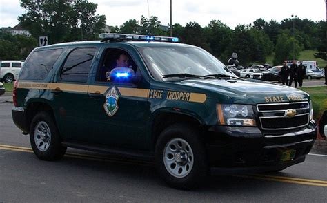 Vermont State Police Chevy Tahoe Police Code, Army Police, Police ...